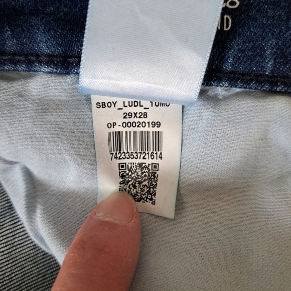 Mott & Bow Jeans Women's 29 Blue Boyfriend Fit Denim - Picture 8 of 13